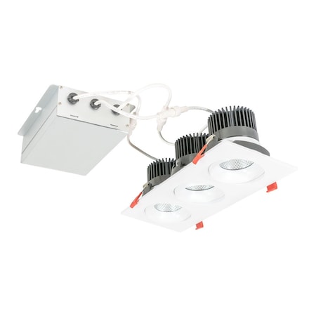 Jesco ML5 3Light LED Modulinear Recessed 120V 36W Adjustable Color Temperature WH ML5-3-112M-SW5-WH